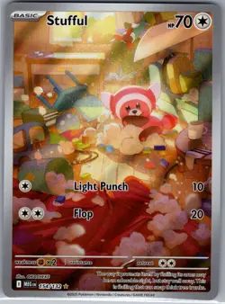 Stufful 154/132 ME01: Mega Evolution - Pokemon Card - NM - Image 1