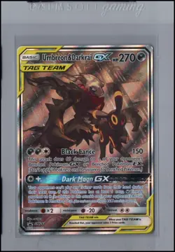 #1 Pokemon Card Umbreon and Darkrai GX (SM241) Sun and Moon Promos Promo - Image 1