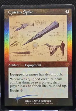 Quietus Spike #109 The Brothers' War: Retro Frame Artifacts Foil Rare LP - Image 1