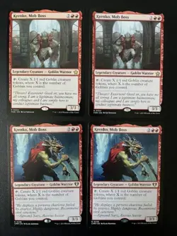 MTG- Krenko, Mob Boss x4 - Image 1