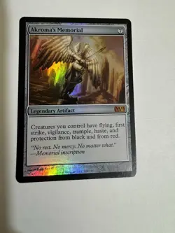 Magic The Gathering Akroma's Memorial 220/249 (2013 Core Set M13) FOIL - Image 1
