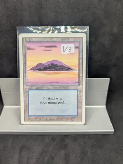 Island B X1 MP 3rd edition/ Revised 1/3 MTG Magic the Gathering - Image 1
