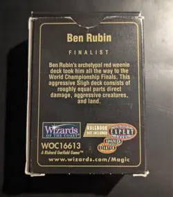 Ben Rubin, Finalist (World Championship Decks 1998) Magic the Gathering - Image 2