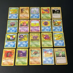 Pokemon Lot Of 20 1st Edition fossil cards NM - Mint Cloyster Sandslash Psyduck - Image 1