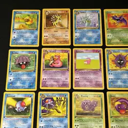 Pokemon Lot Of 20 1st Edition fossil cards NM - Mint Cloyster Sandslash Psyduck - Image 2