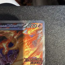Pokemon TCG Team Rockets Moltres EX Destined Rivals Card 229/182 Stamped - Image 2