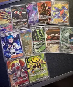 Lot Of 12 Destined Rivals Pokemon Cards IR Clamperl Yanma Crustle Electrike - Image 1