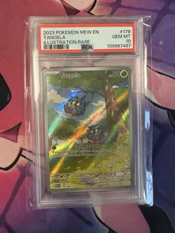 Tangela 178/165 Illustration Rare Scarlet & Violet 151 Pokemon PSA 10 Gem Mint - Image 1