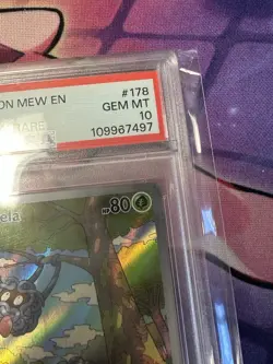 Tangela 178/165 Illustration Rare Scarlet & Violet 151 Pokemon PSA 10 Gem Mint - Image 2