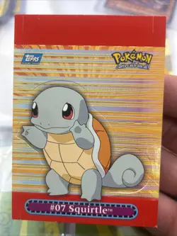 Topps TV Animation Pokemon Series 3 Squirtle Pop-Up #10 - Image 1