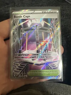 Battle Cage 116/094 Ultra Rare NM/M Phantasmal Flames Pokemon Card 2025 - Image 1