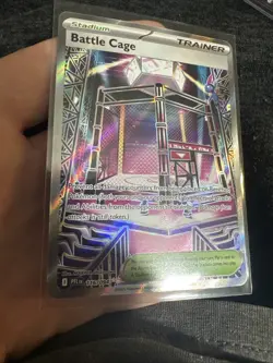 Battle Cage 116/094 Ultra Rare NM/M Phantasmal Flames Pokemon Card 2025 - Image 2