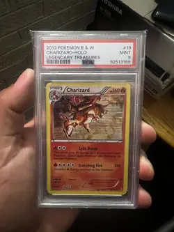 Charizard 19/113 B&W Legendary Treasures Holo Rare Pokemon - PSA 9 MINT! - Image 1