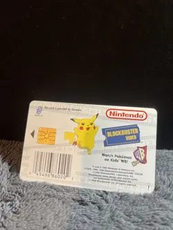 Pokemon snap Charmander blockbuster video nintendo chip card - Image 2