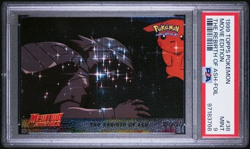 1999 Topps Pokemon Movie Edition Rebirth Of Ash Foil PSA 9 Black Logo - Image 1