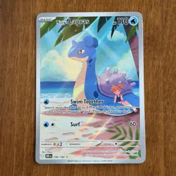 Pokemon TCG Misty's Lapras Destined Rivals 194/182 Illustration Rare - Image 1