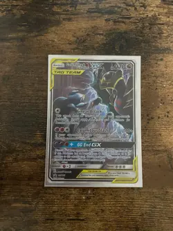 Pokemon TCG Garchomp & Giratina GX Full Art Holo Card Tag Team - Image 2
