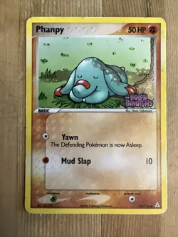 Phanpy 75/110 EX Holon Phantoms Reverse Holo Stamped Era Pokemon Card DMG - Image 1