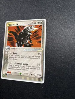 Pokemon TCG Aggron EX Sandstorm Holo Rare Card 95/100 LP - - Image 2