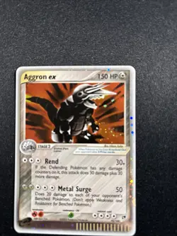 Pokemon TCG Aggron EX Sandstorm Holo Rare Card 95/100 LP - - Image 5