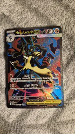 Pokemon Mega Evolution Mega Lucario EX Ultra Rare Mint Condition Pack Fresh - Image 2