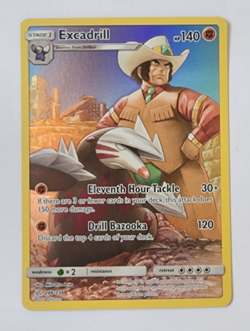 Pokemon TCG Cosmic Eclipse Excadrill Secret Rare Full Art Holo 246/236 NM/M - Image 1