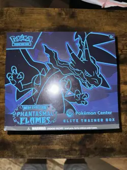 Phantasmal Flames TCG Pokemon Center Exclusive Elite Trainer Box ETB - Image 1