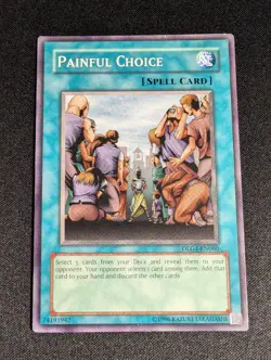 Yu-Gi-Oh! Painful Choice DLG1-EN060 Unlimited Edition Common MP - Image 1