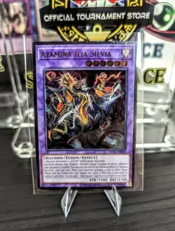 Yu-Gi-Oh! Azamina Ilia Silvia Ultimate Rare OP28-EN003 NM - Image 1