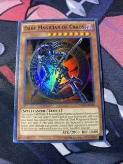 Yu-Gi-Oh! Dark Magician of Chaos Ultra Rare Unlimited Card YGLD-ENC02 - Image 1