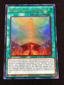 Yugioh Heavenly Gate of The Mikanko AMDE-EN028 1st Ultra (NM) - Image 1