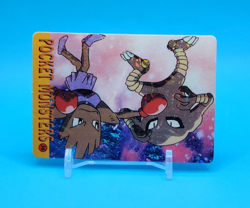 Pokemon Card - Hitmonchan & Hitmonlee #36 - Vending Machine - Holo - Image 2