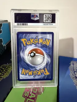 Pokemon TCG Victini Full Art Holo Black Star Promo Card 208 PSA 8 - Image 2
