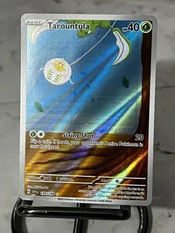 Pokemon TCG Tarountula Scarlet & Violet Base Set Holo Illustration Card 199/198 - Image 1