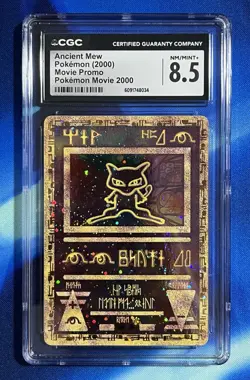 CGC 8.5 Ancient Mew MOVIE 2000 HOLO Black Star Promo Card 089 Nm Mint - Image 1