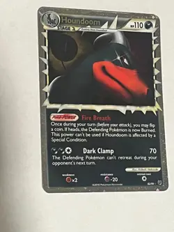 Houndoom (Prime) 82/90 Undaunted Holo LP/MP Pokemon card - Image 1