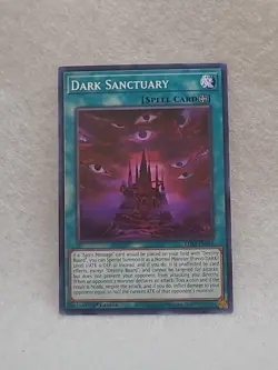 Yugioh TCG 2020 LDS3-EN016 Dark Sanctuary Spell Card - Image 1