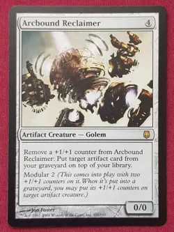 Magic The Gathering DARKSTEEL ARCBOUND RECLAIMER artifact card MTG - Image 1