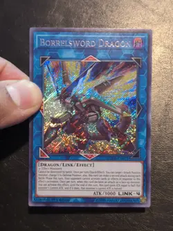 Yu-Gi-Oh! SECRET RARE CARD BORRELSWORD DRAGON BLHR-EN071 1ST NM - Image 3