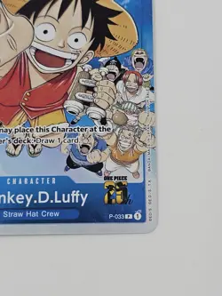 Monkey.D.Luffy (Event Pack Vol. 2) P-033 One Piece Promotion Cards Foil - Image 2