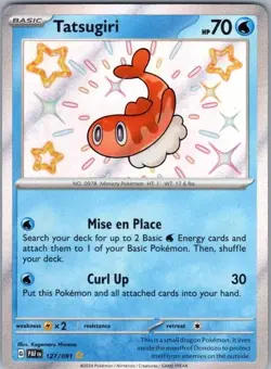 Pokemon Card Tatsugiri 127/091 Paldean Fates - Near Mint - Image 1