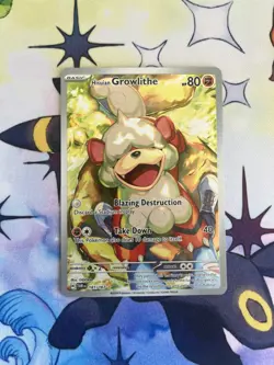 Hisuian Growlithe 181/167 Twilight Masquerade Pokemon Near Mint Pokemon Card - Image 1