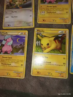 Lot of 9 Pokemon Cards With No Symbols! 2007/2011 From Boostler Packs Pikachu! 7 - Image 4