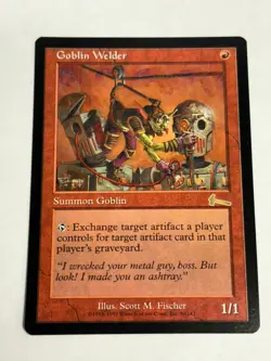 MTG English Goblin Welder NM Normal Urza's Legacy - Image 1
