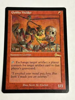 MTG English Goblin Welder NM Normal Urza's Legacy - Image 2