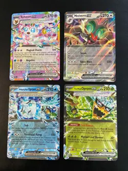 Pokemon Prismatic Evolutions EX Lot (4 Cards) (NM/Pack Fresh) - Image 1