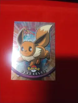 Eevee Topps Chrome Pokemon #133 Tcg Rare Foil Holo LP Card - Image 1