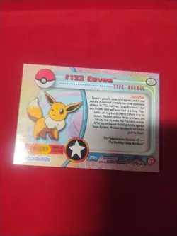 Eevee Topps Chrome Pokemon #133 Tcg Rare Foil Holo LP Card - Image 2