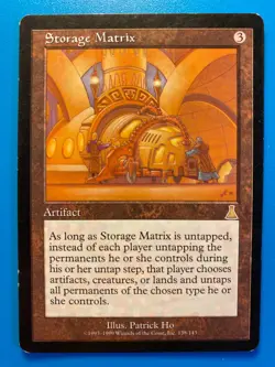MTG 1x Storage Matrix # 138 Urza's Destiny Magic the Gathering Card x1 MP - Image 1