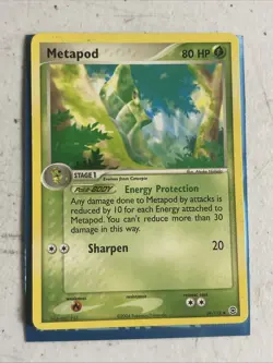 Pokemon EX Fire Red & Leaf Green 39/112 Metapod Card - Image 1